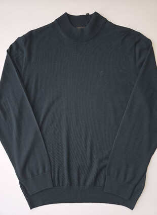 Джемпер с воротом стойка от ENRICO CERINI из 100% шерсти