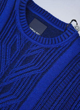 Джемпер с косами от IMPULSO