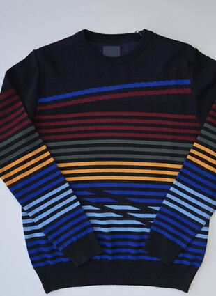 Джемпер в цветную полоску от Impulso