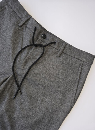 Слаксы от Alberto из фланелевой ткани