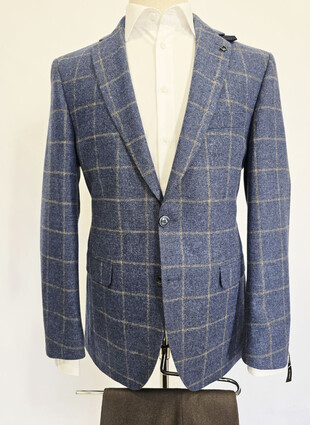 Классический пиджак из шерсти с кашемиром от DIGEL