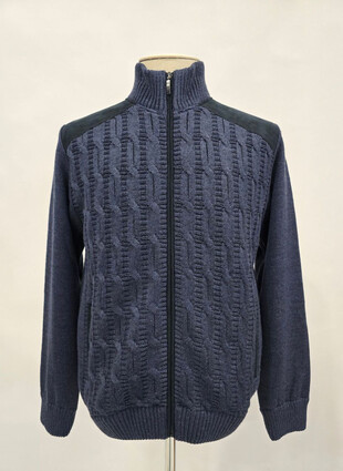 Куртка из шерсти на молнии от Montechiaro со вставками из алькантары