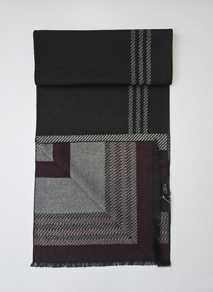 Шарф мужской с шелком от BAZETTI