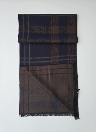 Шарф мужской с шелком от BAZETTI