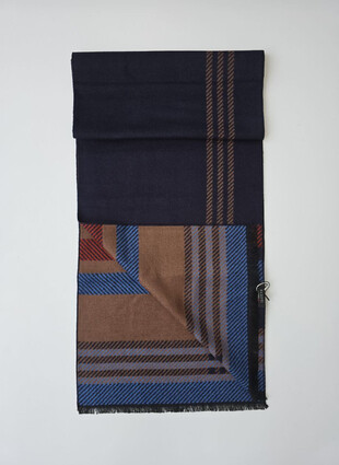 Шарф мужской с шелком от BAZETTI