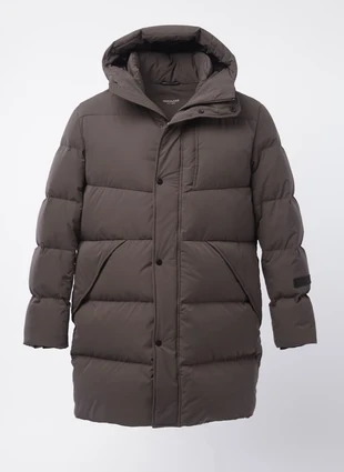 Мужской удлинненый пуховик Igor Plaxa