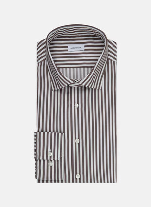 Приталенная сорочка с длинным рукавом от Seidensticker